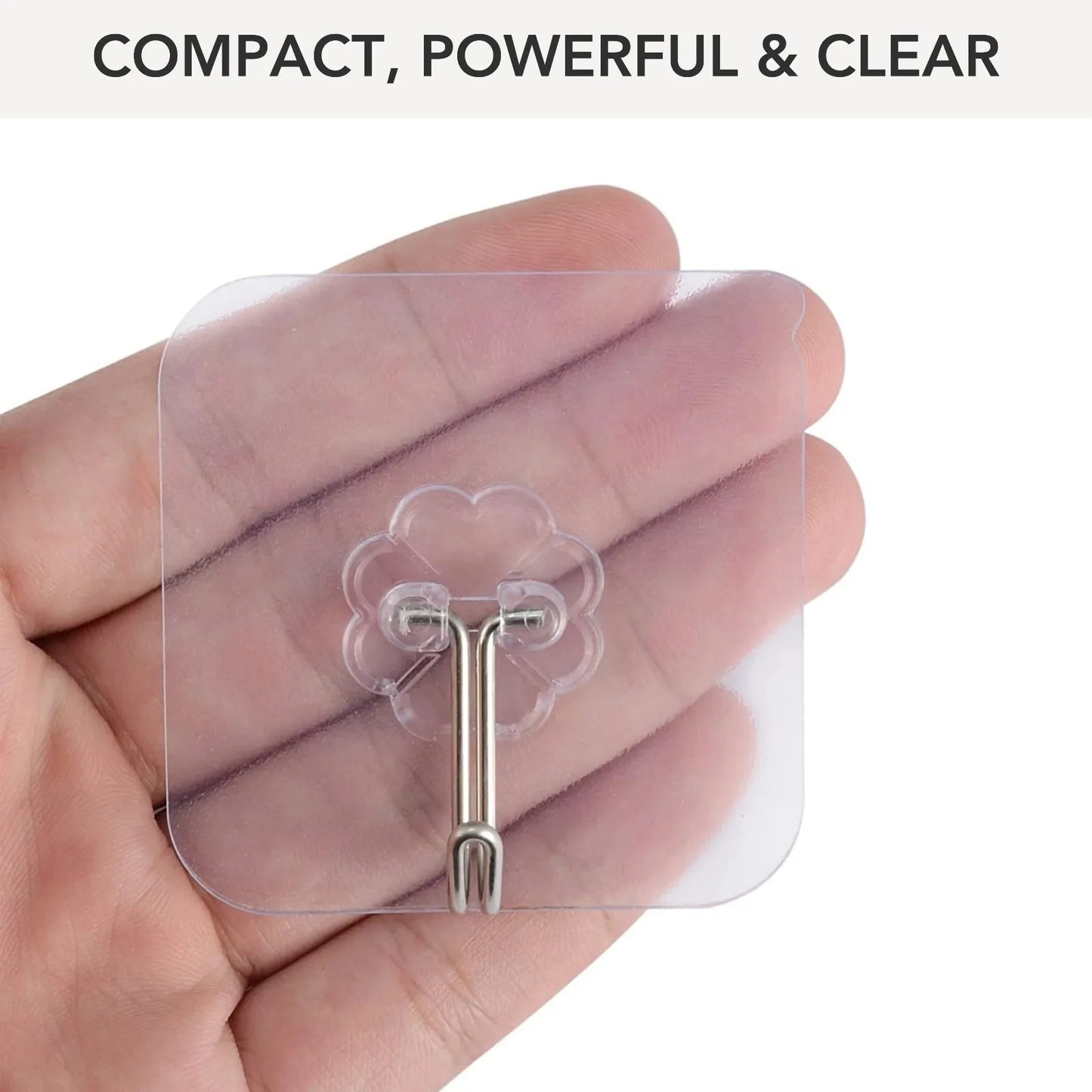 Pack of 10 Flower Wall Hooks