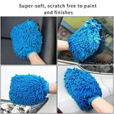 Double Sided Microfiber Cleaning Gloves (Pack of 2)