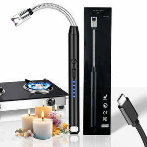 USB Rechargeable Electric Arc Lighter with 360° Flexible Neck