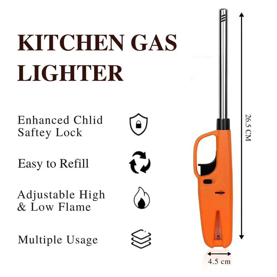 Refillable Gas Lighter for Kitchen