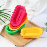 4 Pcs Oval Silicone Kulfi & Ice Candy Moulds with Sticks, BPA-Free Reusable Popsicle & Ice Cream Molds for Juice, Yogurt & Fruit Treats