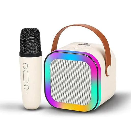 Karaoke Mic with Wireless Mini Portable Speaker