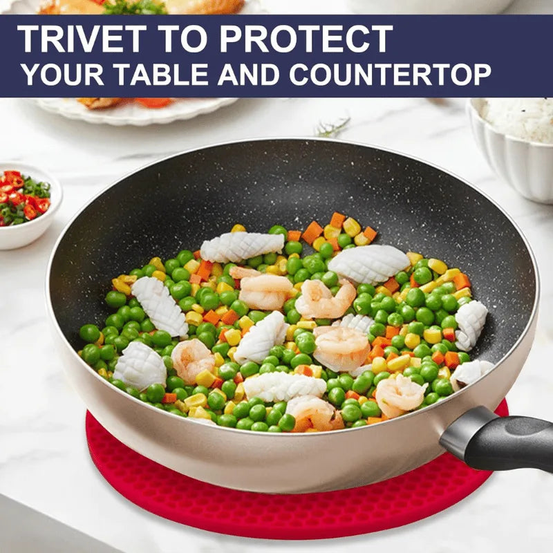 Silicone Trivet Mats (4 PCS)
