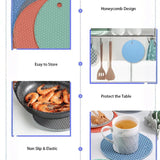 Silicone Trivet Mats (4 PCS)