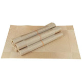Dining Table Placemats, Heat Resistant Woven PVC (Set of 6)