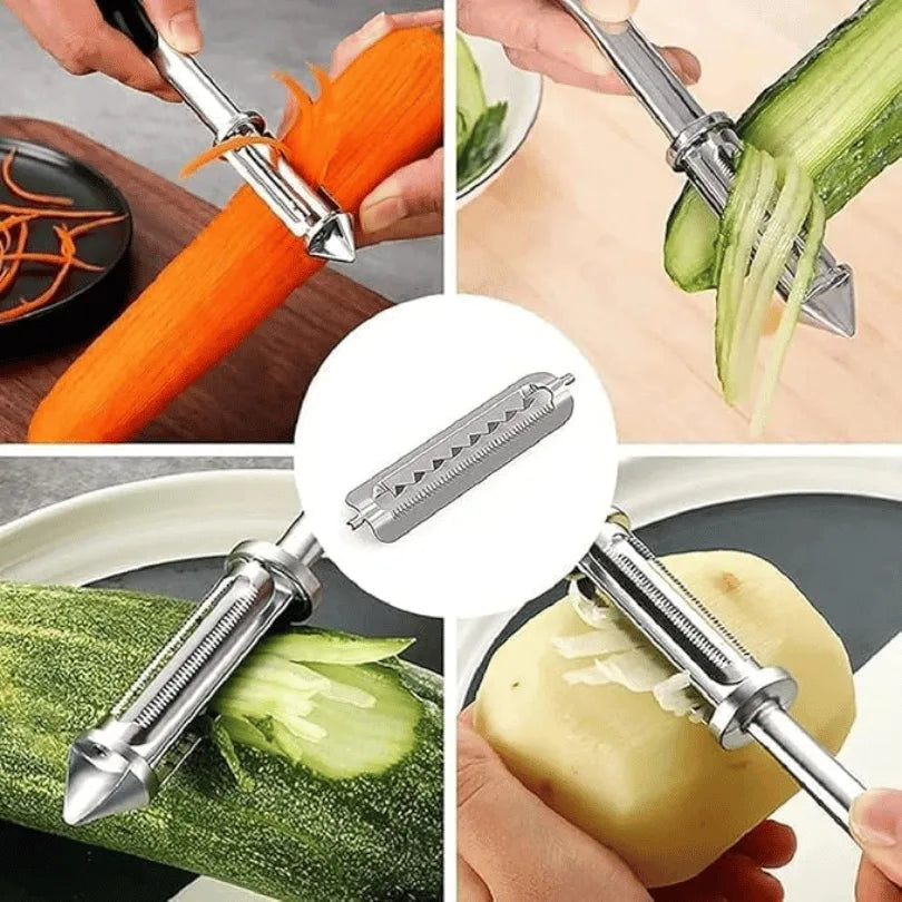 Multi-functional Julienne Peeler