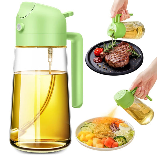 2 In 1 Glass Oil Spray Bottle