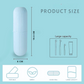 Portable Capsule Toothbrush and Toothpaste Holder