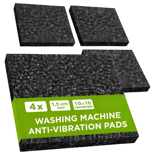 Anti-Vibration Soft Rubber Washer Mat(4 Pcs)