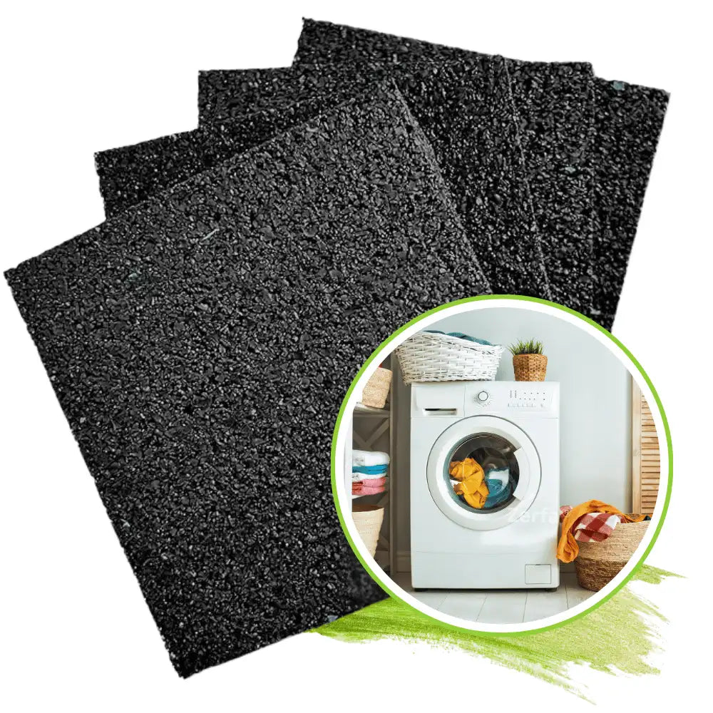 Anti-Vibration Soft Rubber Washer Mat(4 Pcs) Ind2c.com Anti-Vibration Soft Rubber Washer Mat(4 Pcs) Ind2c.com
