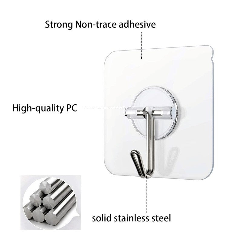 Round Wall Hooks (Pack of 10)