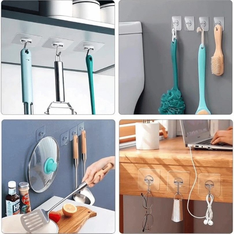 Round Wall Hooks (Pack of 10)
