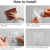 Round Wall Hooks (Pack of 10)