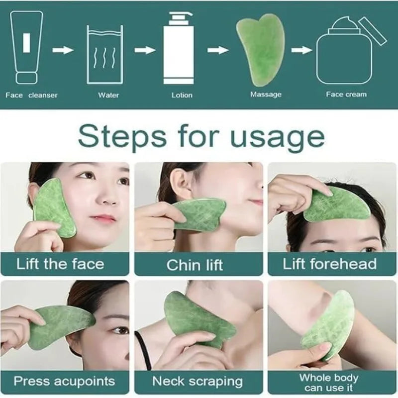 Jade Roller & Gua Sha Set