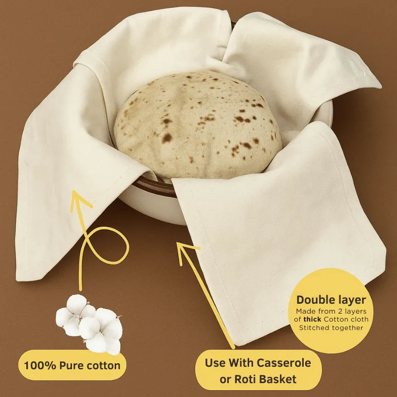 Double Layer Cotton Roti Cover