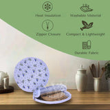 Insulated Zip Roti Cover for Hot Chapatis