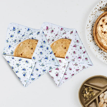 Floral Print Roti Cover