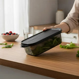 Fridge Storage Containers with Clip Lock Lids (Set of 6)