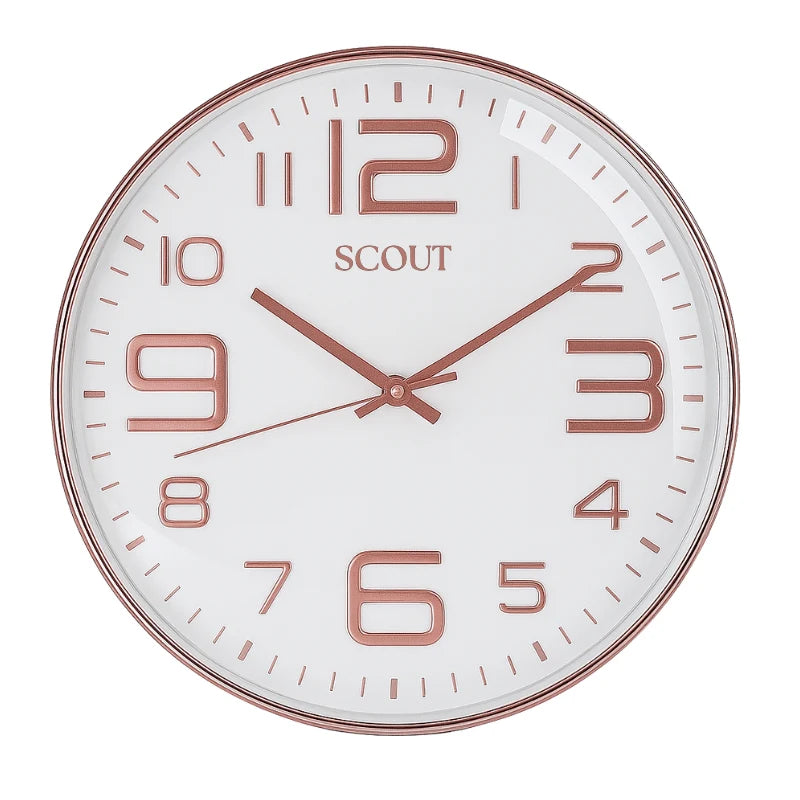 Scout Classic Analog Wall Clock (White)
