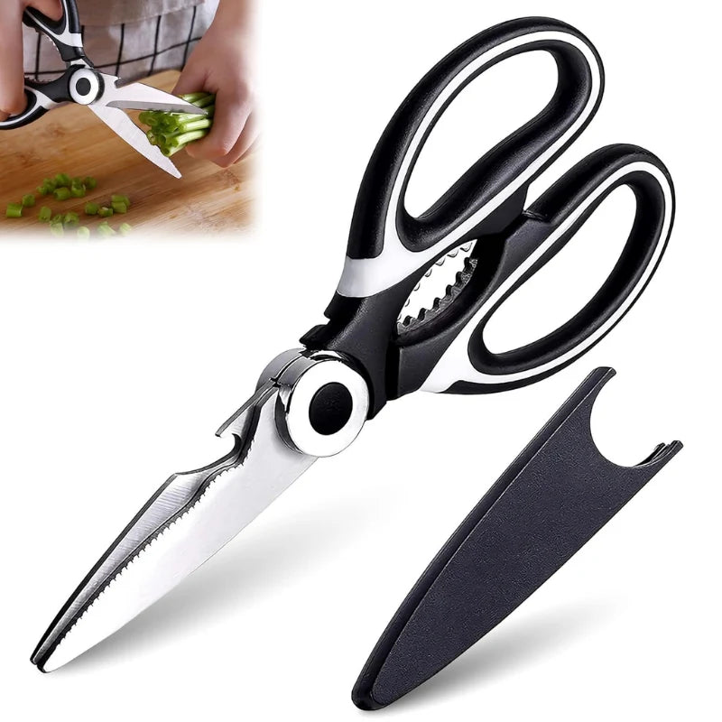 Multi-Purpose Strong Stainless Steel Kitchen Scissor | Heavy-Duty Food & Utility Scissors