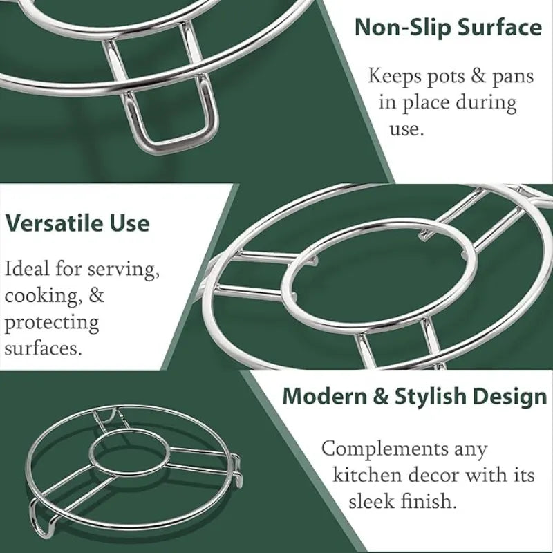 Multi-Size Kitchen Trivets (Pack Of 3)