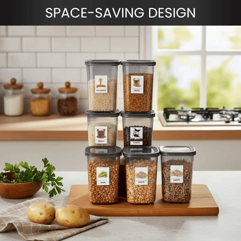 Kitchen Storage Containers (Set of 6)
