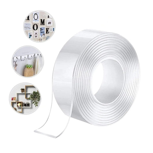 Double-Sided Transparent Tape Roll (2mm x 3m)