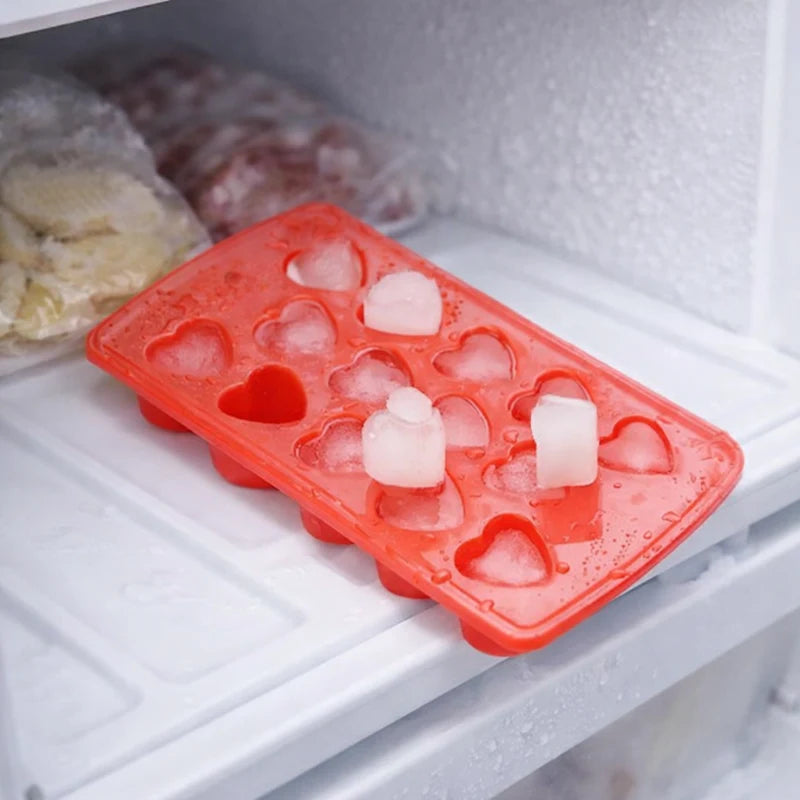 Heart Shape Ice Cube Tray (Pack of 2)