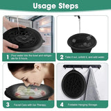 2-in-1 Collapsible Ice Face Bowl with Built-In Tray
