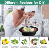 2-in-1 Collapsible Ice Face Bowl with Built-In Tray