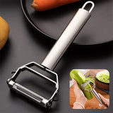 2-in-1 Stainless Steel Vegetable Peeler with Julienne Blade