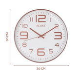 Scout Classic Analog Wall Clock (White)