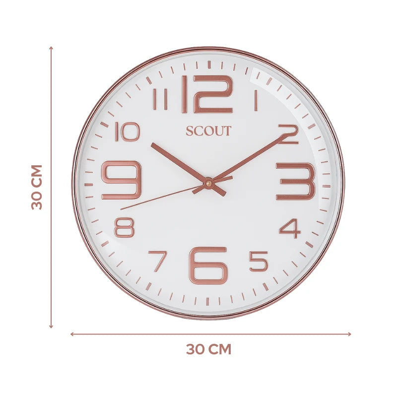 Scout Classic Analog Wall Clock (White)