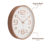 Scout Classic Analog Wall Clock (White)