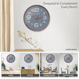 Scout Classic Analog Wall Clock (Grey)