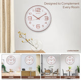 Scout Classic Analog Wall Clock (White)
