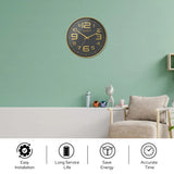 Scout Classic Analog Wall Clock (Black)