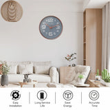 Scout Classic Analog Wall Clock (Grey)