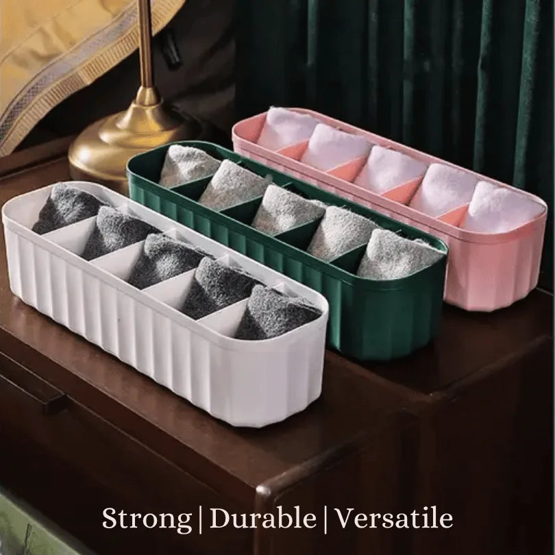 Wardrobe Innerwear Organizer | Foldable Closet Organizer with Multiple Compartments