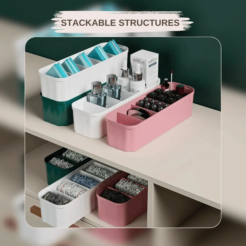 Wardrobe Innerwear Organizer | Foldable Closet Organizer with Multiple Compartments
