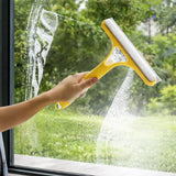 3-in-1 Window Cleaning Scraper with Spray Squeegee