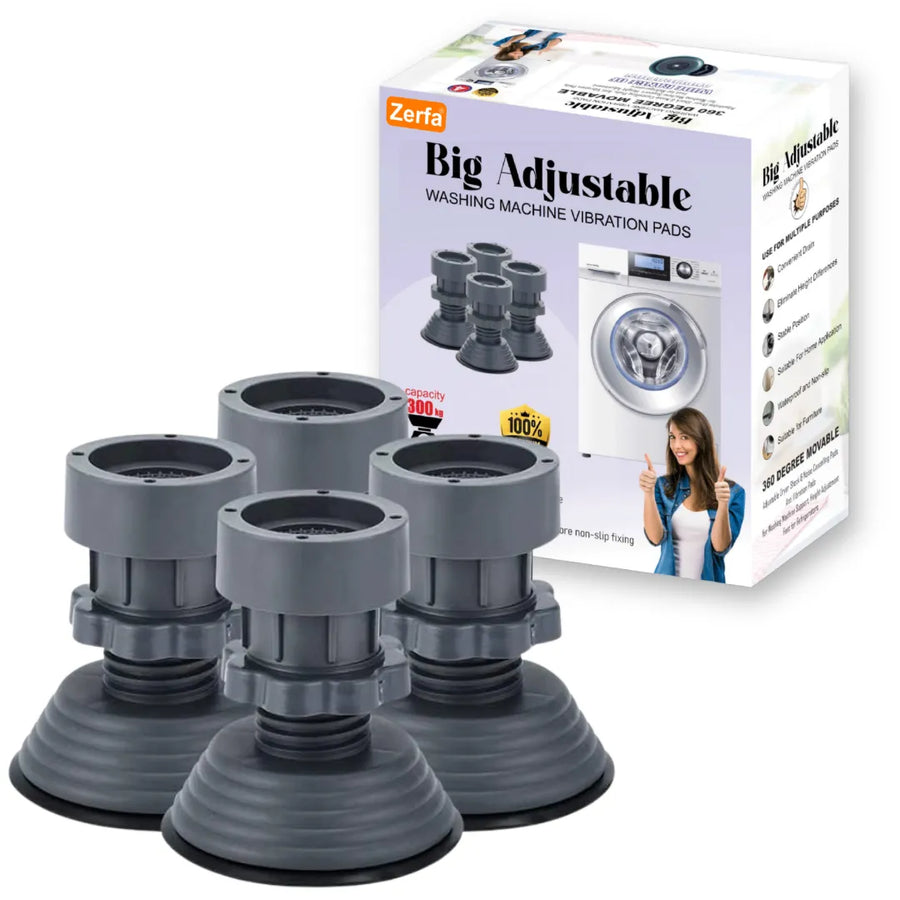 Load Anti-Vibration Pads for Washing Machine | Heavy-Duty Shock Absorbing Rubber Pads