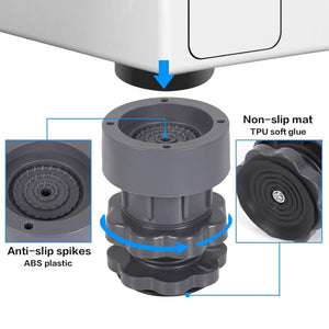 Washing Machine Vibration Pads | Anti-Slip Noise Reduction Shock Absorbing Pads