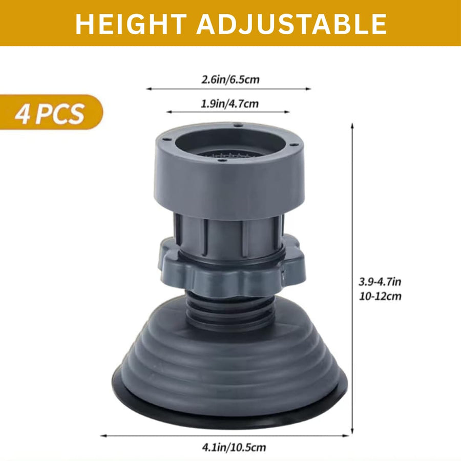 Load Anti-Vibration Pads for Washing Machine | Heavy-Duty Shock Absorbing Rubber Pads