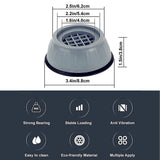 Anti-Vibration Pads for Washing Machine | Non-Slip Shock Absorbing Rubber Feet