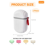 Travel Friendly Soap Holder (2 Pcs)