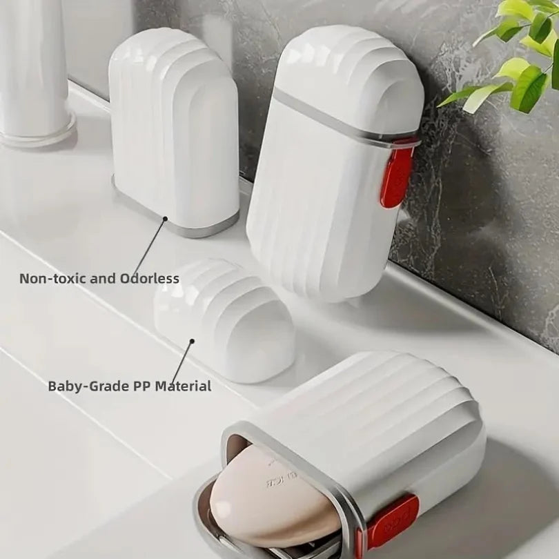 Travel Friendly Soap Holder (2 Pcs)