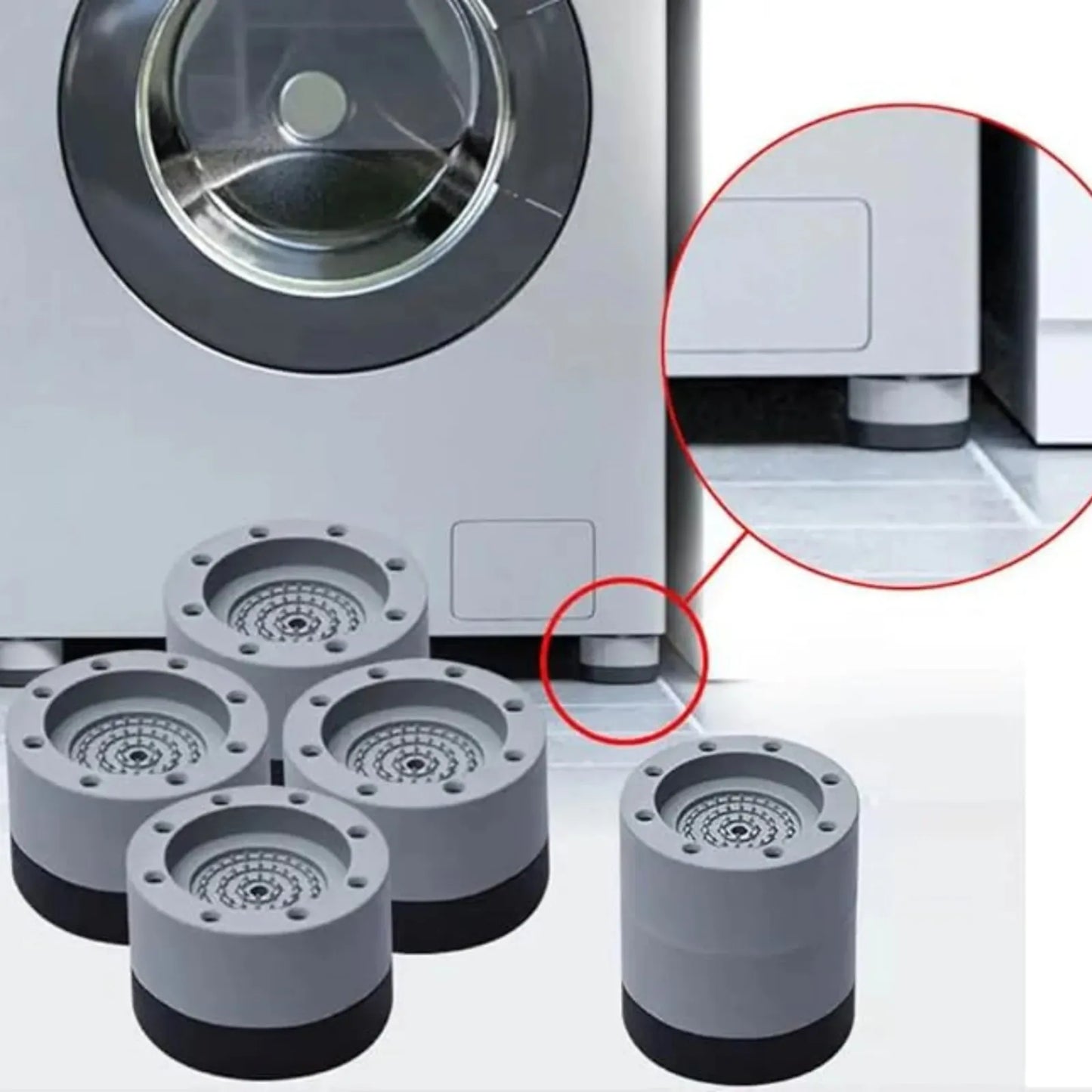 Zerfa Washing Machine Anti-Vibration Washer Pads