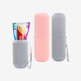 Portable Capsule Toothbrush and Toothpaste Holder