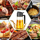 2 In 1 Glass Oil Spray Bottle
